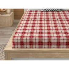  Mikroszálas lepedő TARTAN HEART színes 180x200 cm lakástextília