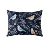  Mikroszálas párnahuzat DENIM BIRDS 50x70 cm, kék