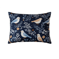  Mikroszálas párnahuzat DENIM BIRDS 50x70 cm, kék lakástextília