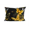  Mikroszálas párnahuzat GOLD BUTTERFLY 50x70 cm, fekete