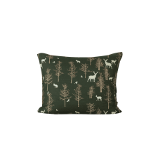  Mikroszálas párnahuzat OAK DEER 70x90 cm, sötétzöld lakástextília