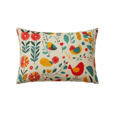  Mikroszálas párnahuzat RETRO BIRD 70x90 cm, színes lakástextília