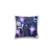  Mikroszálas párnahuzat VIOLET BUTTERFLY 45x45 cm, sötétkék lakástextília