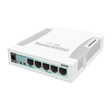 MIKROTIK RB260GS Smart Gigabit Switch Fehér hub és switch