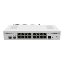 MIKROTIK vezetékes cloud core router 16x1000mbps + 2x10gbit sfp+, fémházas, rackes - ccr2004-16g-2s+pc router
