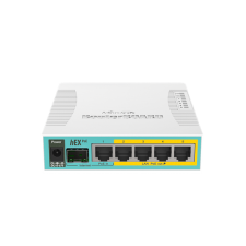MIKROTIK vezetékes router routerboard 5x1000mbps + 1x1000mbps sfp, asztali - rb960pgs router