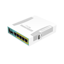 MIKROTIK Vezetékes Router RouterBOARD 5x1000Mbps + 1x1000Mbps SFP, Asztali - RB960PGS router