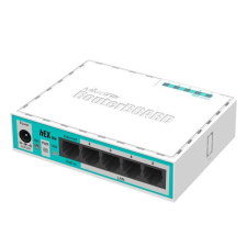 MIKROTIK Vezetékes Router RouterBOARD 5x100Mbps, Menedzselhető, Asztali - RB750R2 router