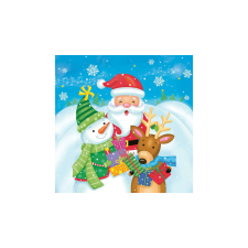 Mikulás és barátai szalvéta - 33 cm X 33 cm, 20 db / csomag papírárú, csomagoló és tárolóeszköz