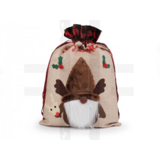  Mikulás zsák figurás nagy - 38x55 cm party kellék