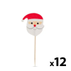  Mikulásos muffin díszítő pálcika 12 db