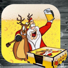  Mikulásos poháralátét készlet 6+1 darab konyhai eszköz