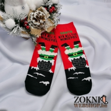 Mikulásos zokni 38-41 női zokni
