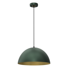 MILAGRO BETA Függesztett mennyezeti lámpa Green Gold 1xE27 35cm Milagro világítás