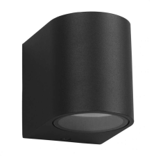 MILAGRO Eko-Light Oval kültéri homlokzati / fali lámpa fekete IP44 1xGU10 kültéri világítás