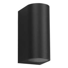 MILAGRO Eko-Light Oval kültéri homlokzati / fali lámpa fekete IP44 2xGU10 kültéri világítás