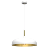 MILAGRO Fehér/arany függőlámpa Milagro Lincoln White 45cm (MLP7899) 1xE27