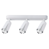 MILAGRO Fehér-króm mennyezeti spotlámpa Milagro Flower White Chrome (ML0274) 3xGU10