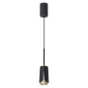 MILAGRO Fekete-arany függőlámpa Milagro Flower Black Gold (ML0267) 1xGU10