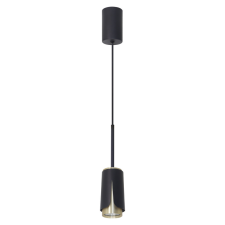 MILAGRO Fekete-arany függőlámpa Milagro Flower Black Gold (ML0267) 1xGU10 világítás