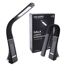 MILAGRO GALA 6W Fekete LED asztali lámpa IP20 kijelzővel, Milagro műanyag világítás