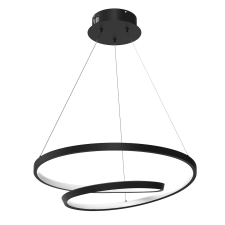 MILAGRO Lucero fekete LED függesztett lámpa (MIL-ML7948) LED 1 izzós IP20 világítás