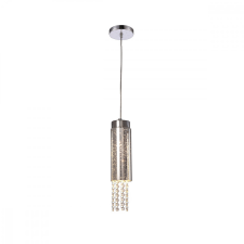 MILAGRO MOONLIGHT mennyezeti függesztett lámpa 1x E14 MILAGRO glamour króm fémüveg világítás