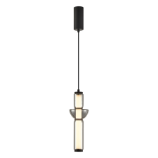 MILAGRO Prémium üveg LED függőlámpa füst 19W Milagro Campo Smoked 2463lm 3000K (ML0356) világítás