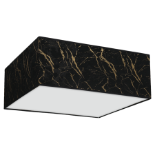 MILAGRO - Senso - Glamour mennyezeti lámpa - kocka - nagy - fekete/arany világítás