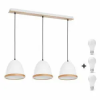 MILAGRO STUDIO állítható fehér függőlámpa (MLP8850) 3xE27 + ajándék LED izzók (MLP8850)