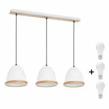 MILAGRO STUDIO állítható fehér függőlámpa (MLP8850) 3xE27 + ajándék LED izzók (MLP8850) világítás