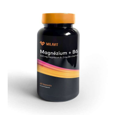 MILAVIT Magnézium + B6-vitamin étrend-kiegészítő (60 kapszula/doboz) vitamin és táplálékkiegészítő