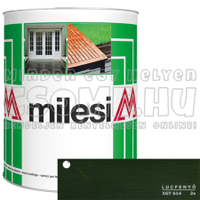 MILESI XGT 614 SÖTÉTZÖLD - MILESI VIASZOS VÉKONYLAZÚR - 5L favédőszer és lazúr