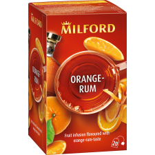 Milford narancs-rum ízű gyümölcstea 20x2,5g 50 g tea