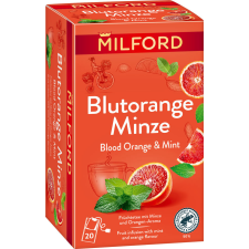 Milford vérnarancs-borsmenta ízű gyümölcstea 20x2g 40 g tea