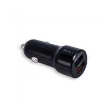 Mili Smart Pro Qualcomm QC 3.0 autós töltő fekete (MILI-HC-C30-02) mobiltelefon kellék