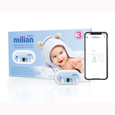 Milian légzésfigyelő PRO Bluetooth Plus 3db érzékelőlappal légzésfigyelő