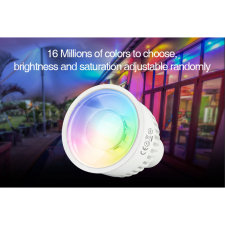 MiLight LED lámpa GU10 6W RGB+változtatható színhőmérsékletű - távirányítható izzó