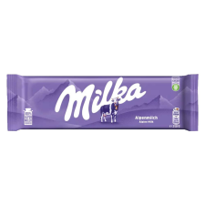  Milka alpesi tej felhasználásával készült tejcsokoládé - 250g csokoládé és édesség