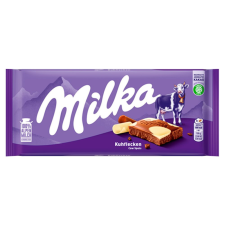Milka alpesi tej felhasználásával készült tejcsokoládé fehér csokoládéval 100 g csokoládé és édesség