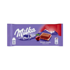 Milka cherry krém táblás csokoládé - 100g csokoládé és édesség