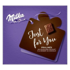 Milka Csokoládé milka justforyou praliné kakaós krémtöltelékkel 110 g csokoládé és édesség