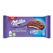 Milka Keksz MILKA Cookie Sensation Oreo Creme 156g csokoládé és édesség