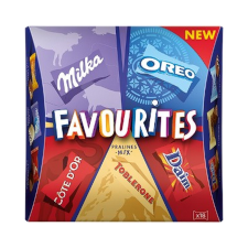 Milka praliné válogatás - favourites assortment csokoládé és édesség