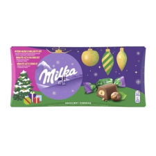 Milka Szaloncukor mogyorókrém+egész mogyoró 255g csokoládé és édesség
