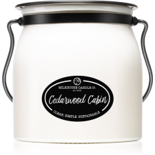 Milkhouse Candle Co. Creamery Cedarwood Cabin illatgyertya Butter Jar 454 g gyertya