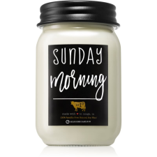 Milkhouse Candle Co. Farmhouse Sunday Morning illatgyertya Mason Jar 369 g gyertya