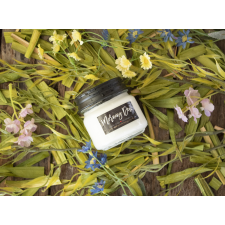 Milkhouse Candle Co. MILKHOUSE GYERTYA Morning Dew illatgyertya Farmhouse Jar (198 g), gyertya