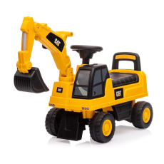 Milly Mally Gyermek zenélő bébitaxi kotró CAT Excavator Milly Mally sárga