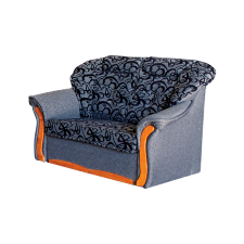 milo EVELIN (szövetes) 2-es kanapé, sötét szürke bútor